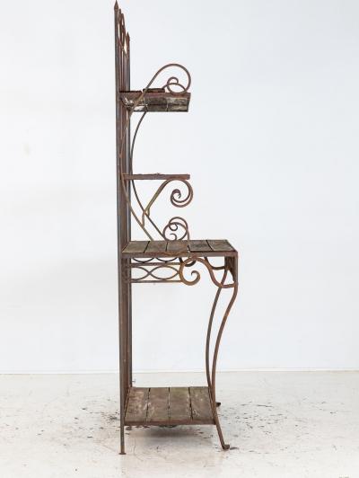 French Circa 1930 Wrought Iron tag re Boulangerie Racks