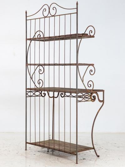 French Circa 1930 Wrought Iron tag re Boulangerie Racks
