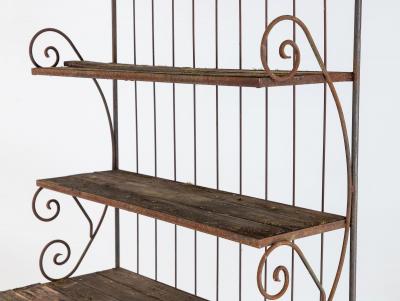 French Circa 1930 Wrought Iron tag re Boulangerie Racks