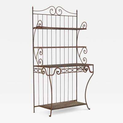 French Circa 1930 Wrought Iron tag re Boulangerie Racks