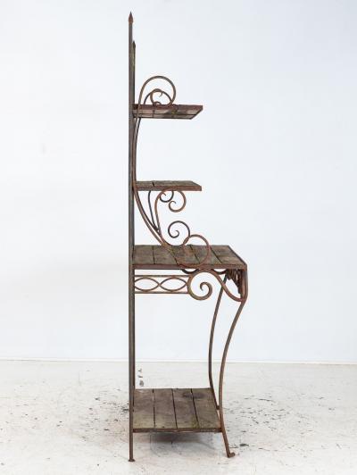 French Circa 1930 Wrought Iron tag re Boulangerie Racks