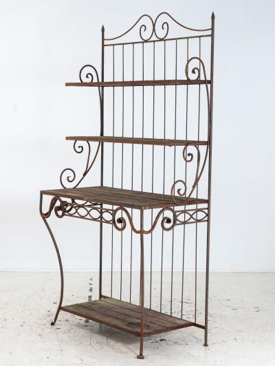 French Circa 1930 Wrought Iron tag re Boulangerie Racks