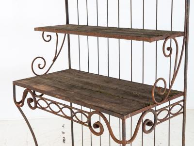 French Circa 1930 Wrought Iron tag re Boulangerie Racks
