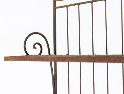 French Circa 1930 Wrought Iron tag re Boulangerie Racks