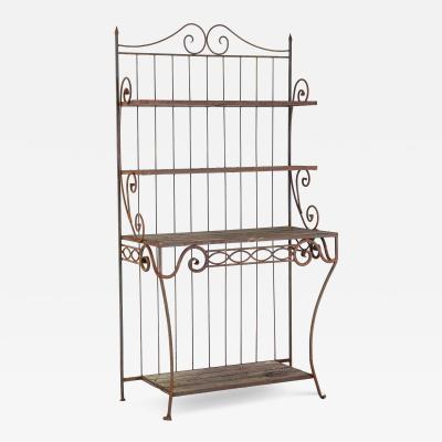 French Circa 1930 Wrought Iron tag re Boulangerie Racks