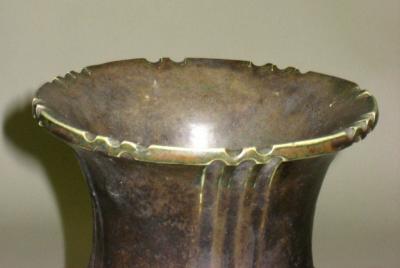 French Colonial Mid Century Modern Neoclassical Ceramic Vase Urn