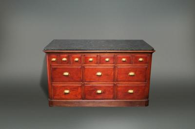 French Counter with Marble Top