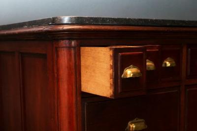 French Counter with Marble Top