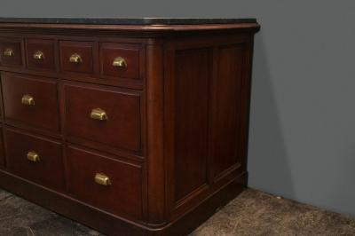French Counter with Marble Top