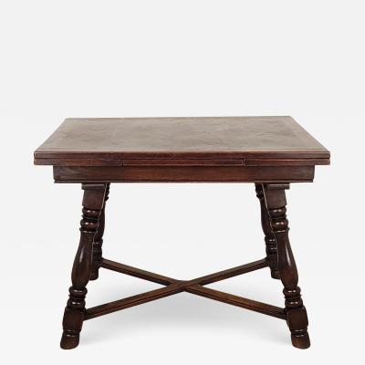 French Country Draw Leaf Table in Walnut circa 1880