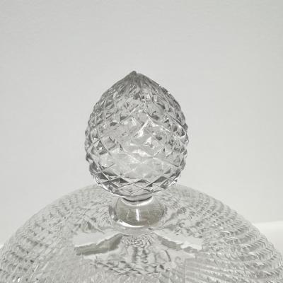 French Crystal Candy Bowl 1960s