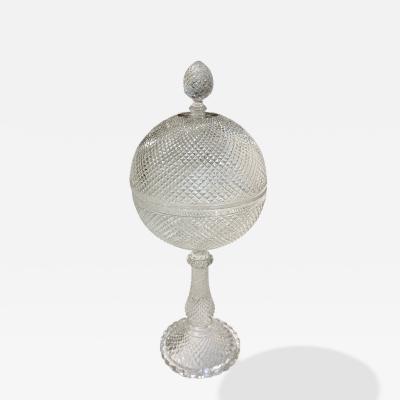 French Crystal Candy Bowl 1960s