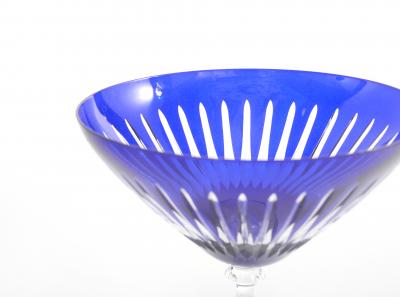 French Cut Crystal Barware Service for Eleven