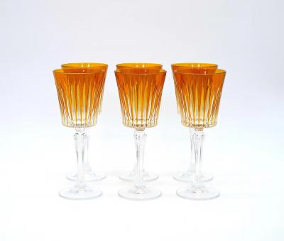 French Cut Crystal Tableware Wine Water Service