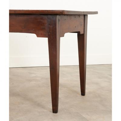 French Dark Walnut Farm Table