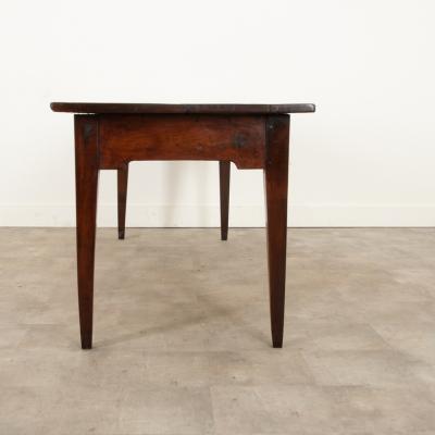 French Dark Walnut Farm Table