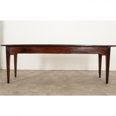 French Dark Walnut Farm Table