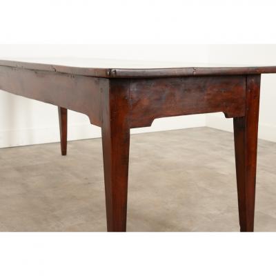 French Dark Walnut Farm Table