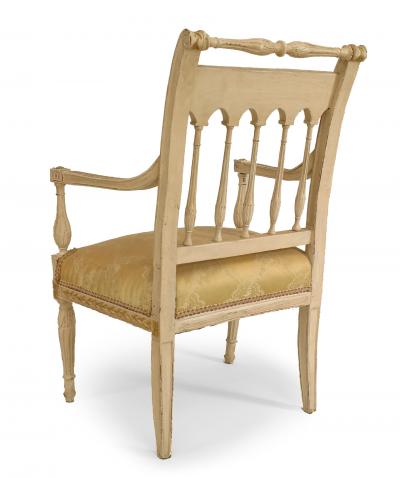 French Directoire Gilt Arm Chair