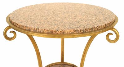 French Directoire Gilt Bronze End Table