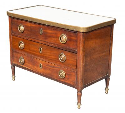 French Directoire Mahogany Miniature Commode