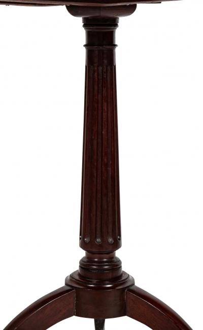 French Directoire Mahogany Tilt Top Table