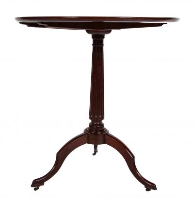 French Directoire Mahogany Tilt Top Table