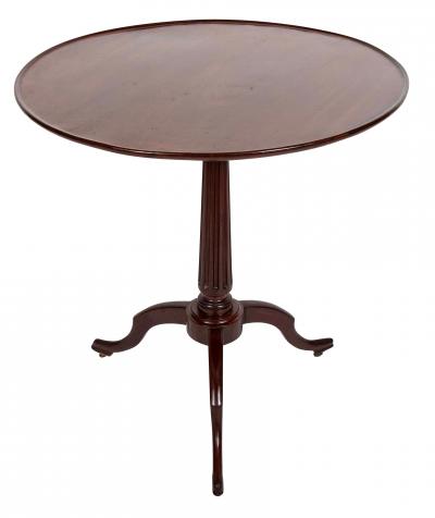 French Directoire Mahogany Tilt Top Table