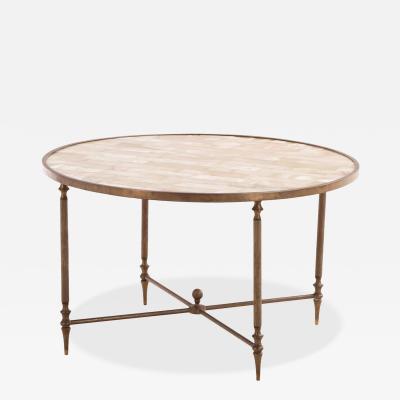 French Directoire Style Brass Coffee or End Table C 1950 