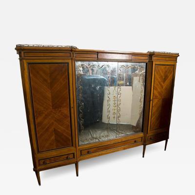 French Directoire Style Wardrobe Cabinet or Armoire by Jansen