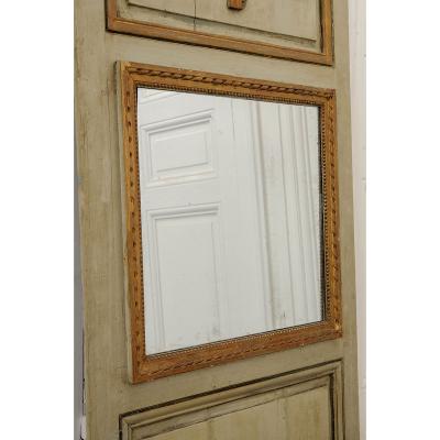 French Early 19th Century Painted and Gilt Trumeau