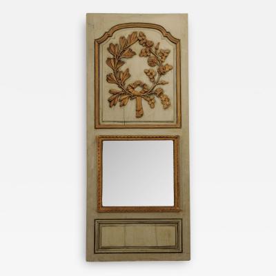 French Early 19th Century Painted and Gilt Trumeau