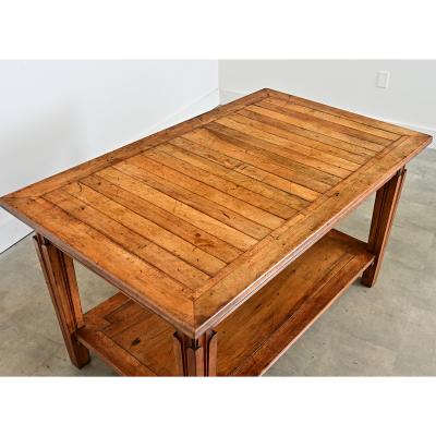 French Early 20th Century Art Nouveau Work Table