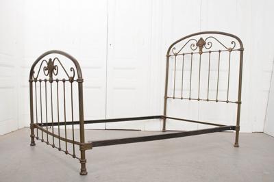 French Early 20th Century Full Sized Metal Daybed
