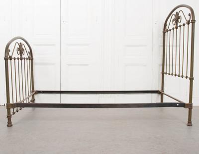 French Early 20th Century Full Sized Metal Daybed