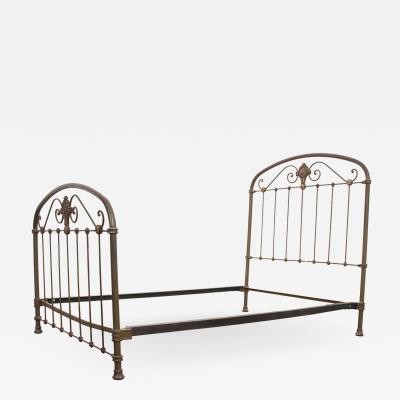 French Early 20th Century Full Sized Metal Daybed