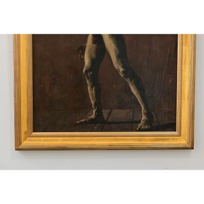 French Early 20th Century Male Nude by Didier Tourn 