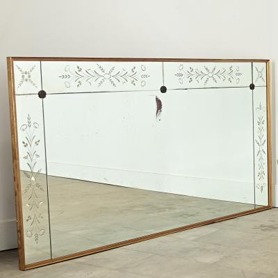 French Early 20th Century Parisian Bistro Mirror
