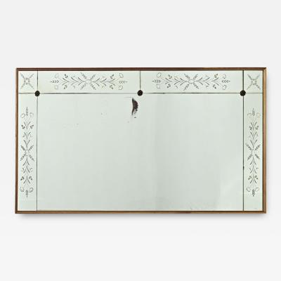 French Early 20th Century Parisian Bistro Mirror