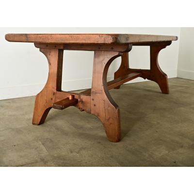 French Early 20th Century Pine Refectory Table