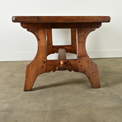 French Early 20th Century Pine Refectory Table
