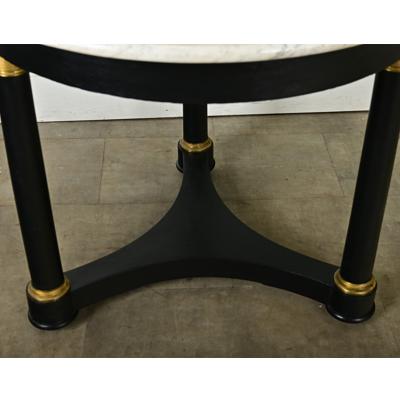 French Ebonized Empire Gueridon