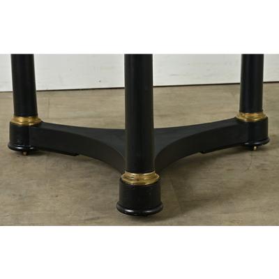 French Ebonized Empire Gueridon