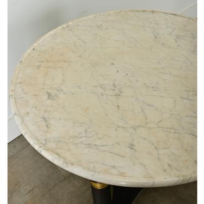 French Ebonized Empire Gueridon