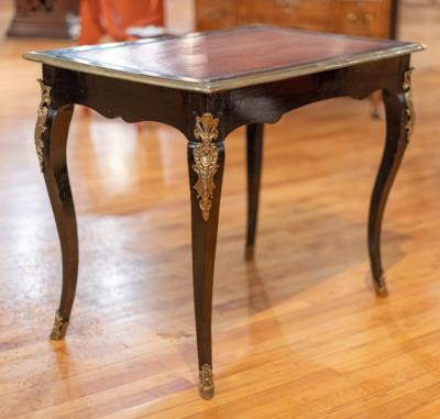French Ebonized Writing Table