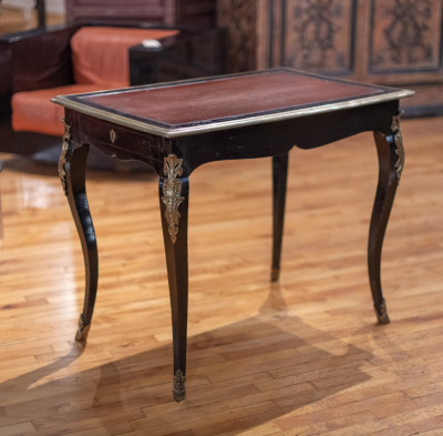 French Ebonized Writing Table