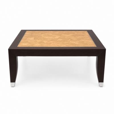 French Eggshell Mosaic Cocktail Table 1940s