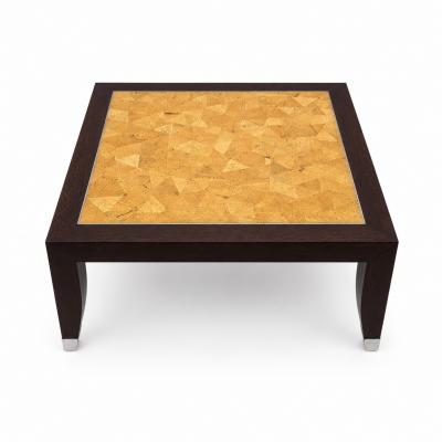French Eggshell Mosaic Cocktail Table 1940s