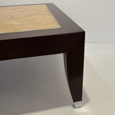 French Eggshell Mosaic Cocktail Table 1940s