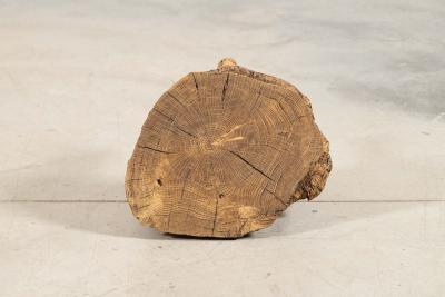 French Elm Side Table